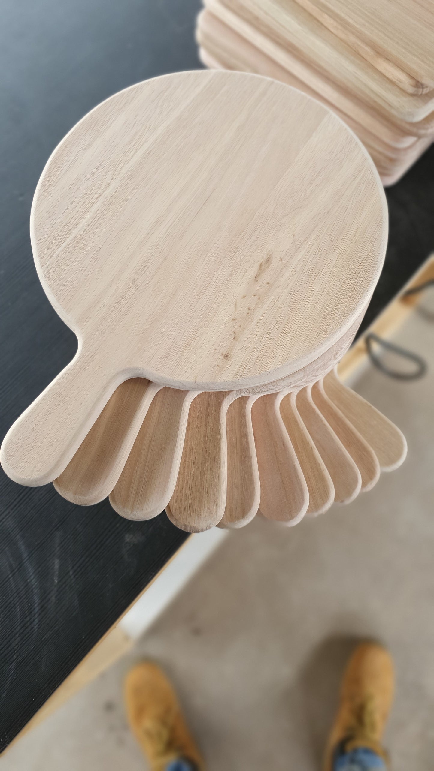 Round Paddle - Pack-  Tassie Oak