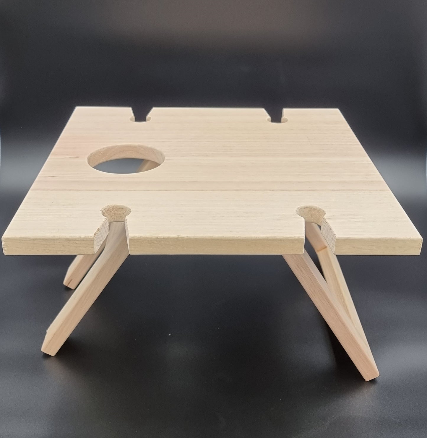 Folding Wine Table - Tassie Oak