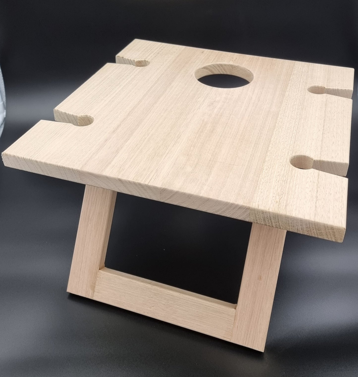 Folding Wine Table - Pack - Tassie Oak