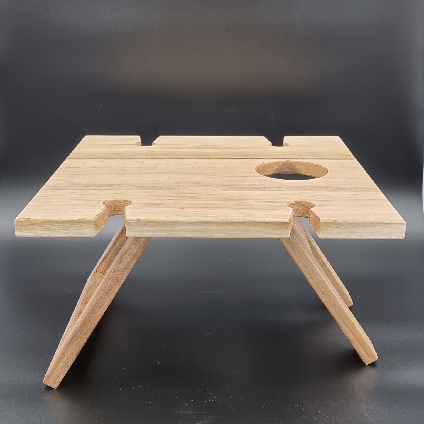 Folding Wine Table - Blackwood